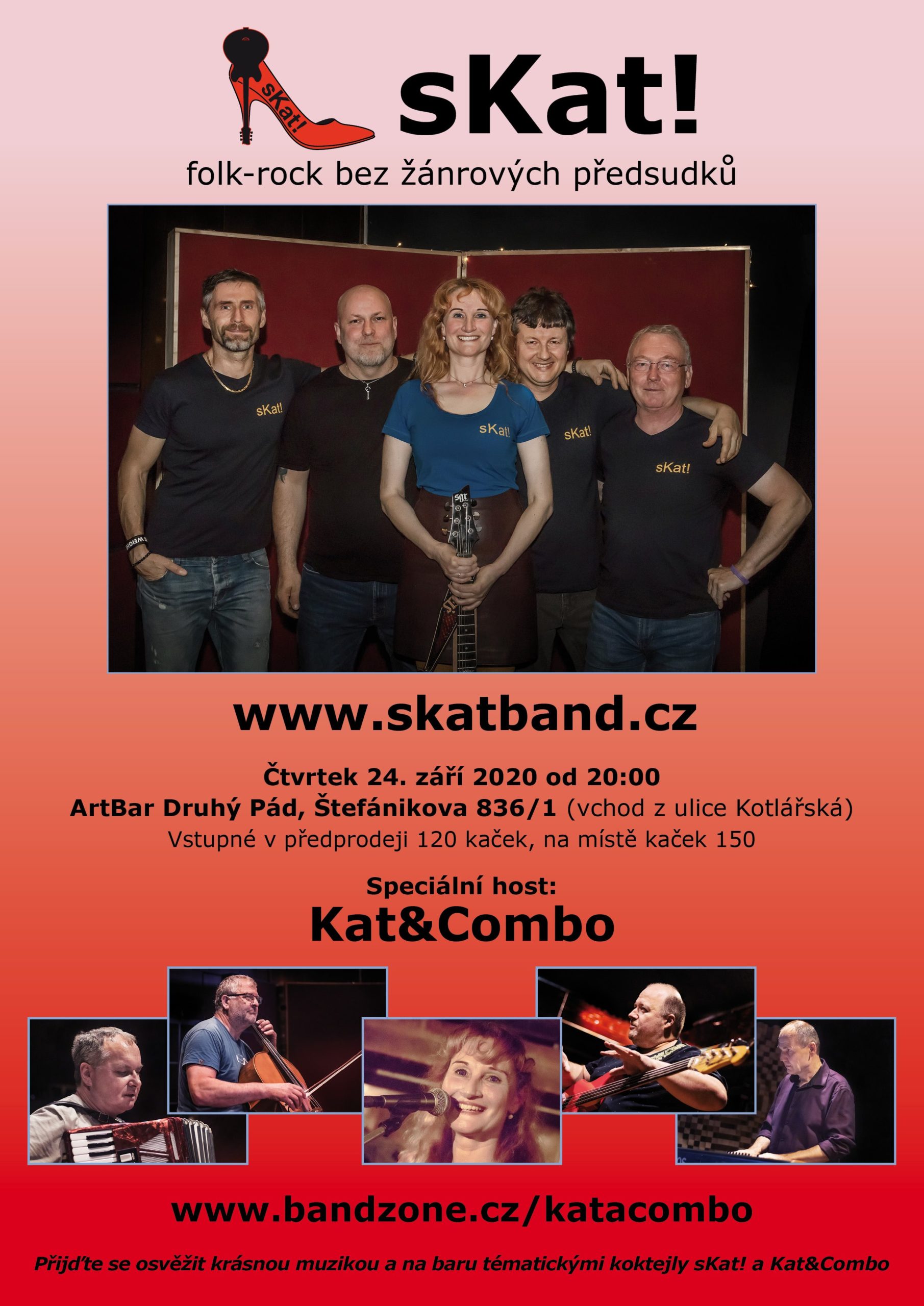 koncert skupiny sKat! a speciálního hosta Kat&Combo -Brno